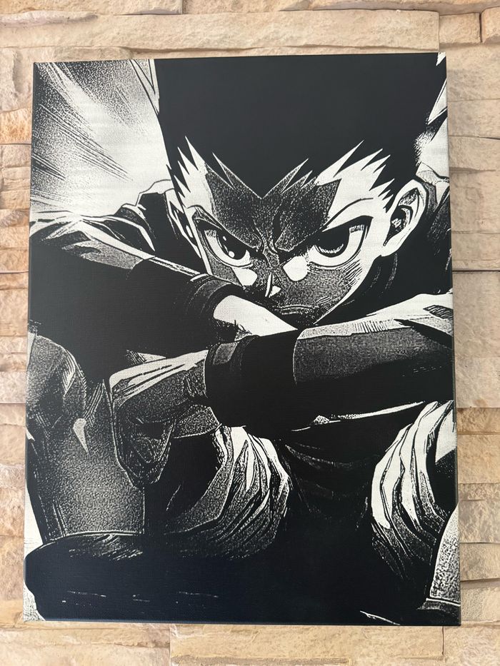 Tableau de Gon du manga Hunter x Hunter