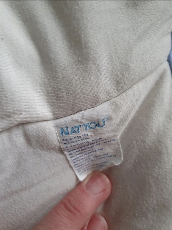 Gigoteuse blanche avec petit motif Nattou 0-3 mois - photo numéro 10
