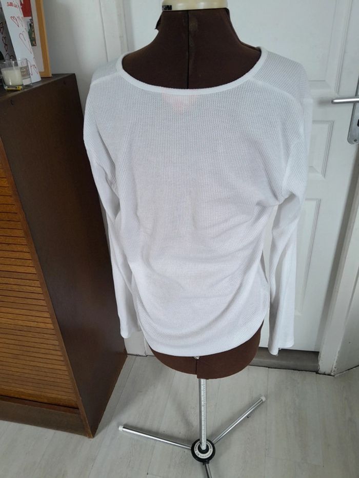 Tee shirt manche longue nid d abeille imprimé  Joe Fresh - photo numéro 2