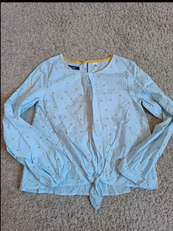 Blouse courte rayée