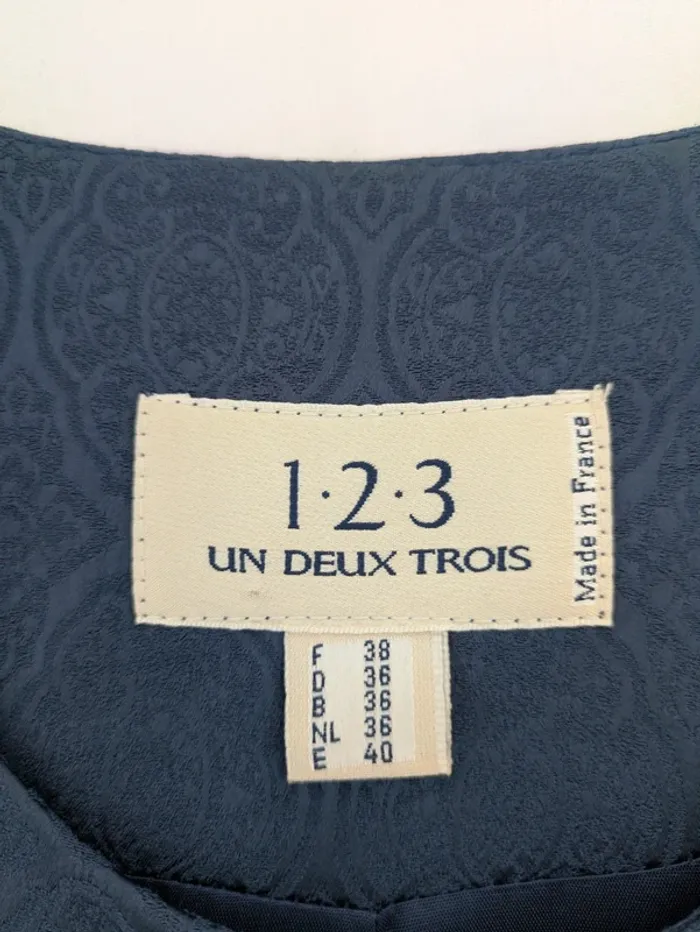 Veste vintage marine - 123 - taille 38 - photo numéro 4