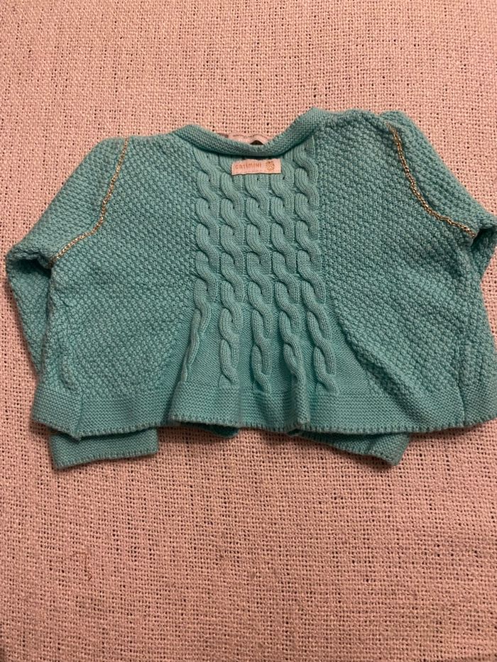 2 gilets TBE taille 1/ 3 mois catimini kitchoun - photo numéro 4