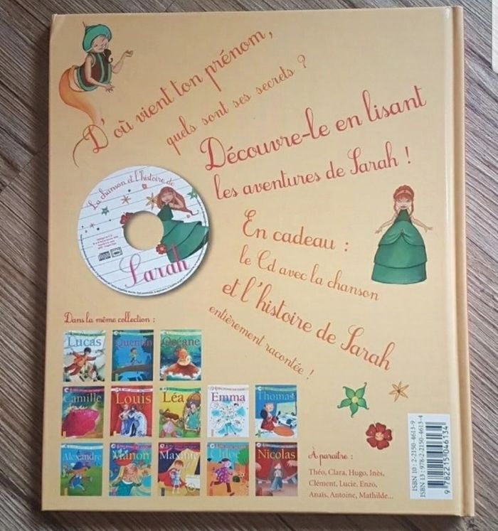 Livre Mon prénom, une histoire Sarah - photo numéro 3