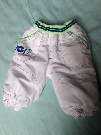 Pantalon blanc 1 mois