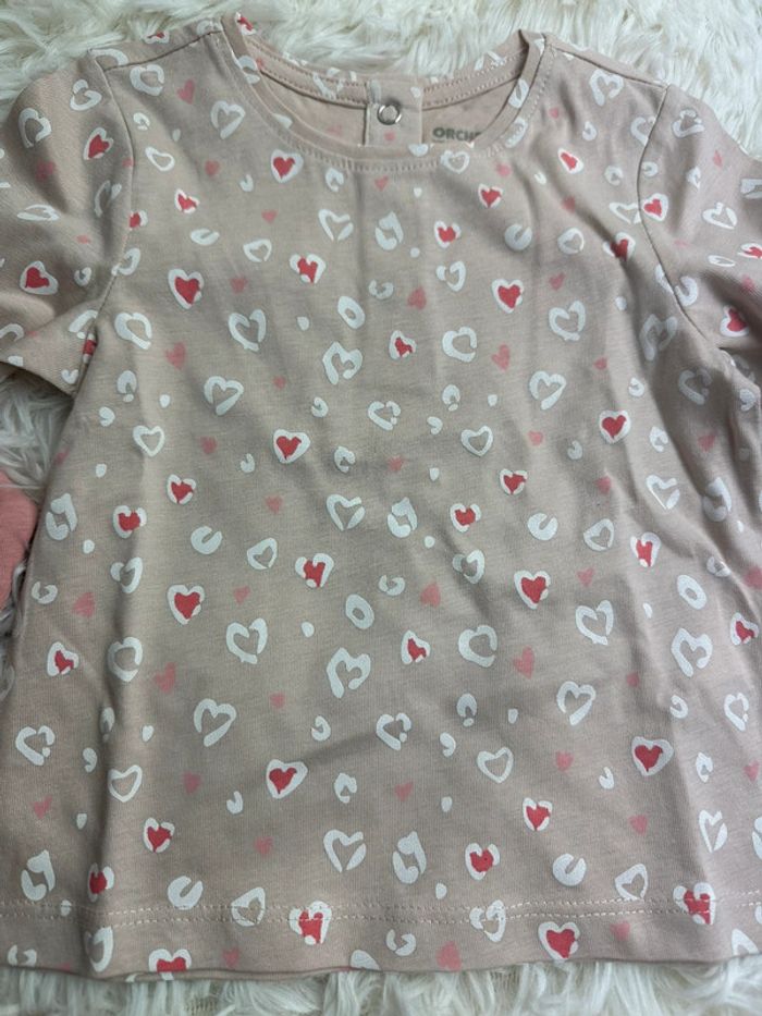 Lot de 2 tshirts manches longues orchestra taille 12 mois - photo numéro 3