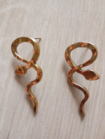 Clous d oreilles dorés acier inoxydable
