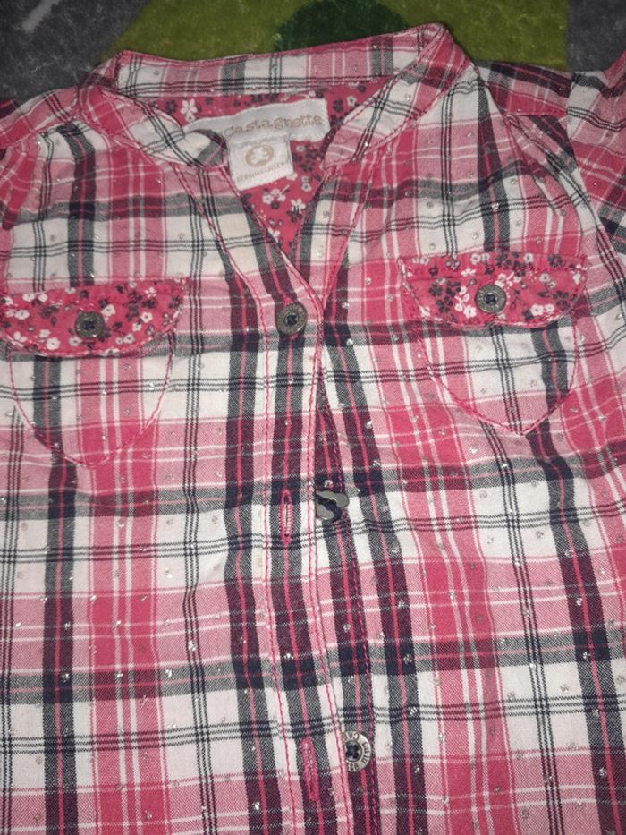 Chemise lulu castagnette 12 mois 👧 - photo numéro 3