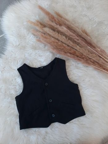 Gilet noir 12 mois