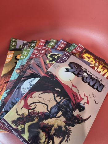 lot de 14 bd les chroniques de spawn