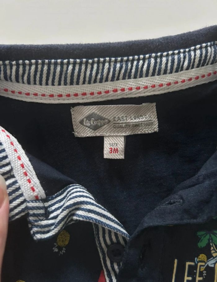 Ensemble short et T-Shirt Lee Cooper 3 mois - photo numéro 2