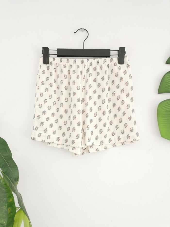 Ensemble débardeur et short fleuri en coton H&M 9/10 Ans - photo numéro 5