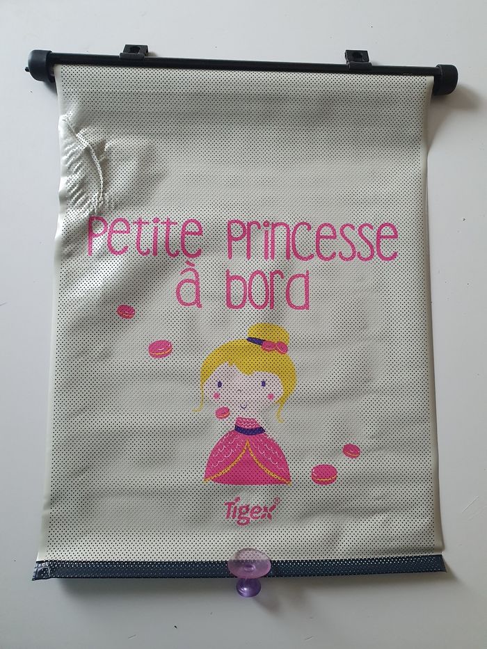 Pare soleil enrouleur Je suis une princesse