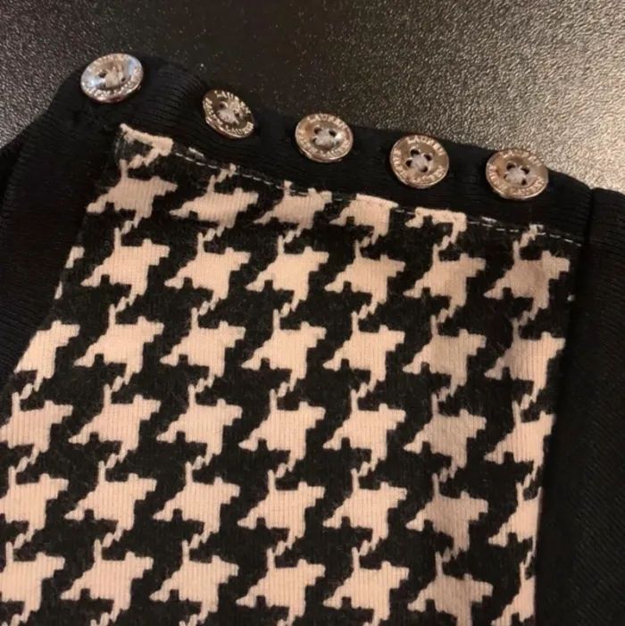 T-shirt pied-de-poule Lauren Ralph Lauren – Taille S - photo numéro 3
