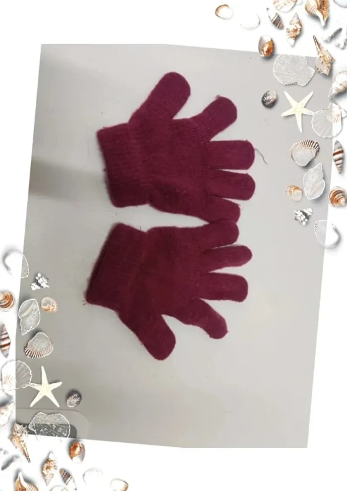 Gants violet