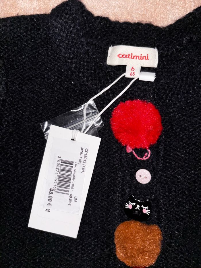 Gilet De La Marque Catimini Original Neuf Avec Étiquette ( -70% ). - photo numéro 3