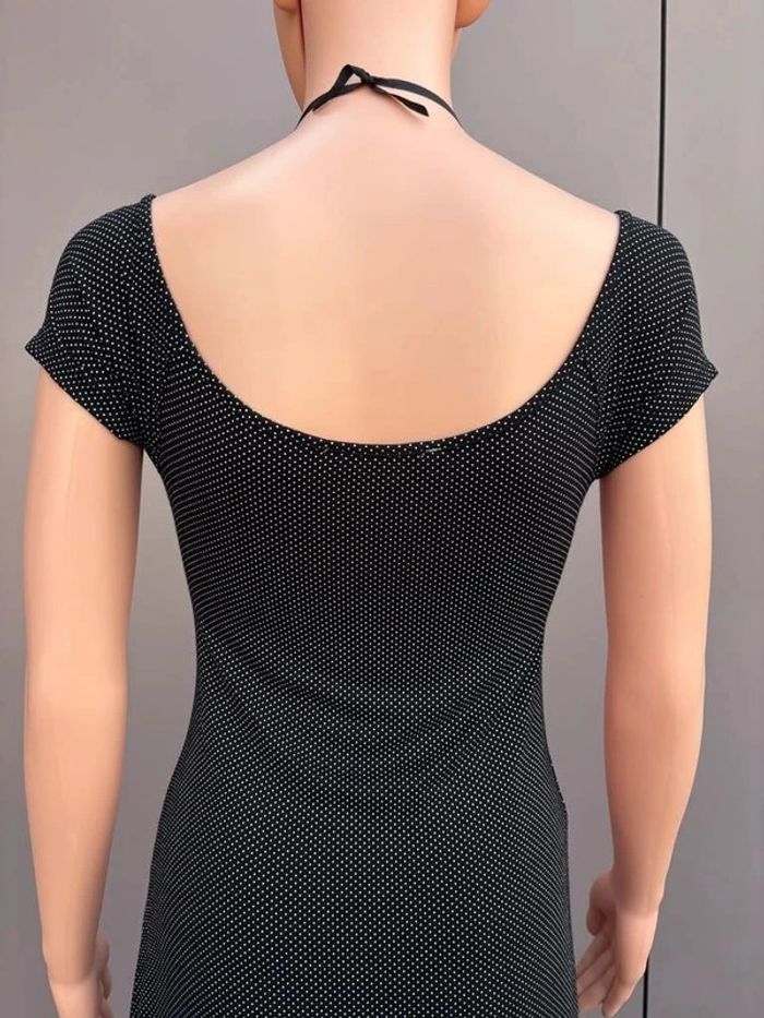 Robe noire à pois blancs Cache Cache – Taille 38 – Très bon état - photo numéro 6