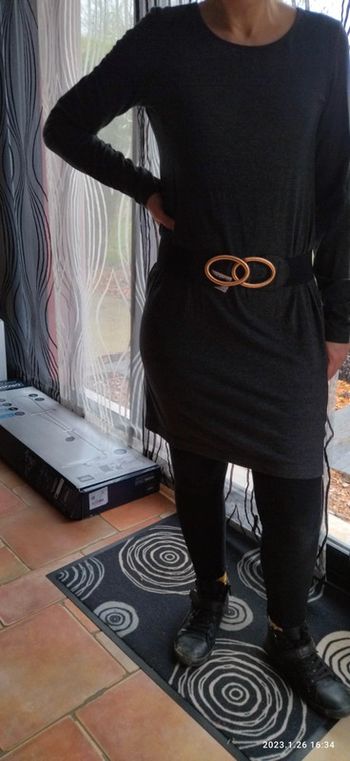 Robe moulante basic h&m