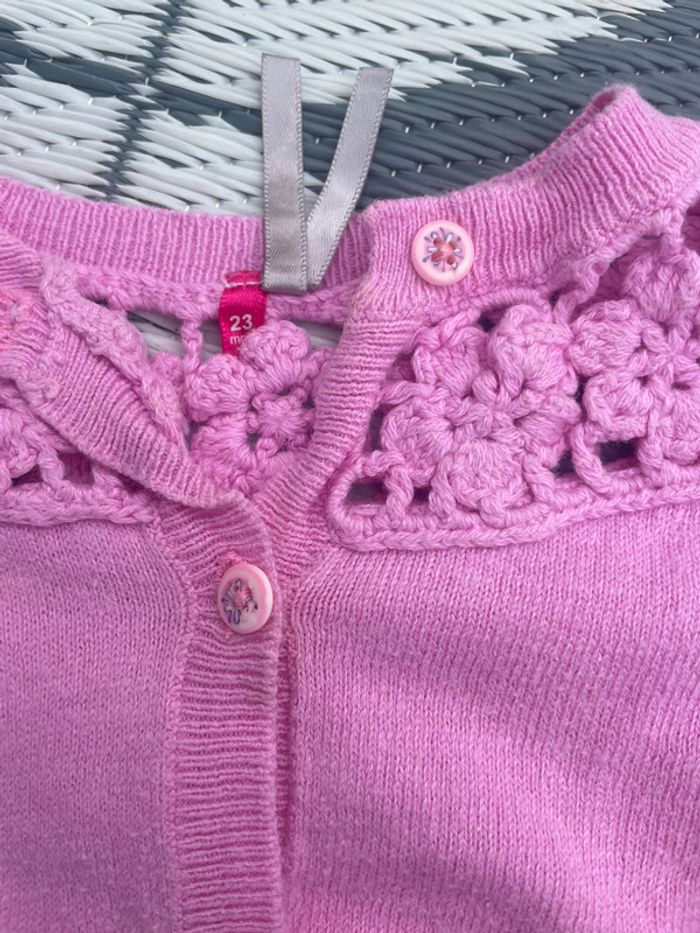 Gilet rose - photo numéro 3