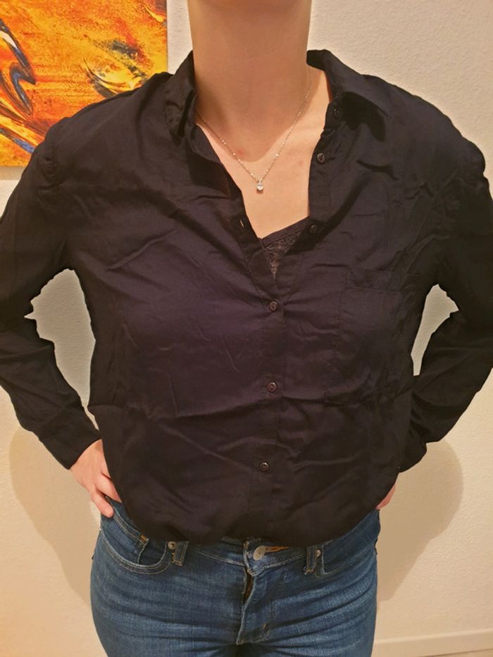 Chemise fluide noire - photo numéro 3
