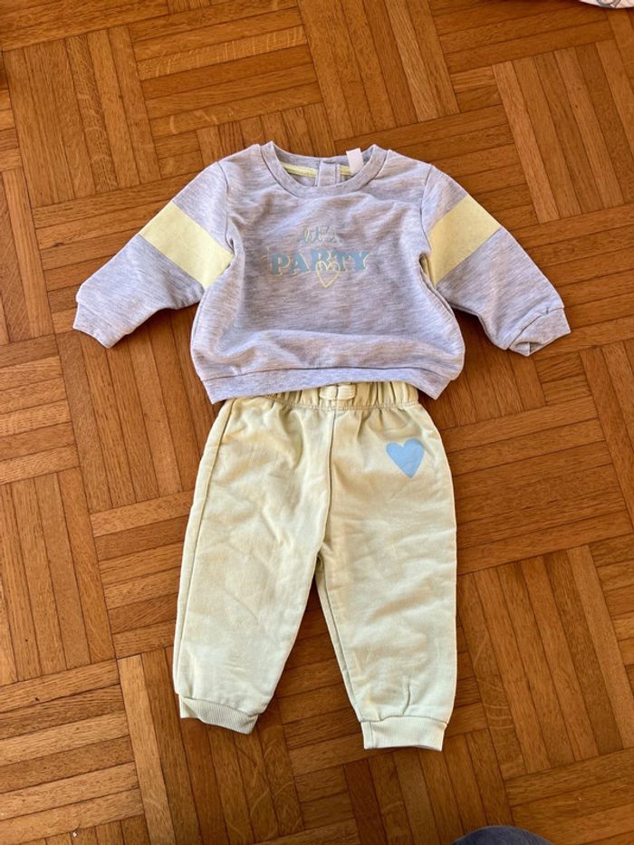 Ensemble jogging fille Tex baby 12mois