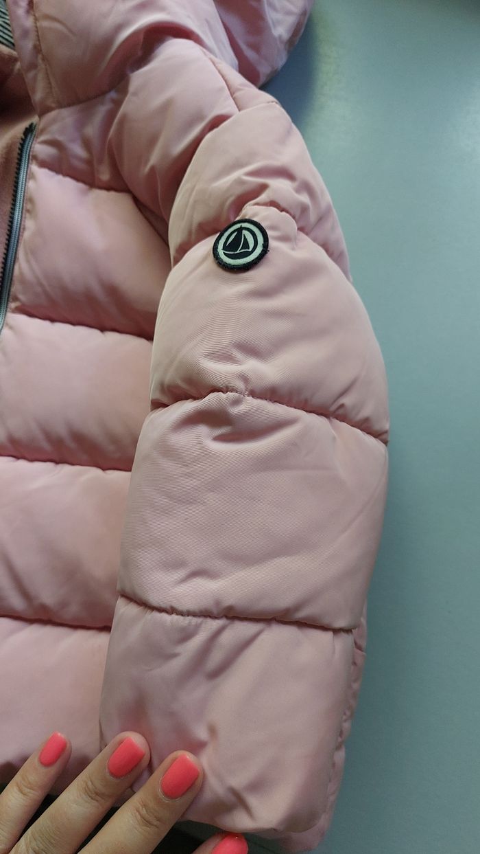 Manteau hiver fille rose petit bateau 24 mois 86 cm - photo numéro 7