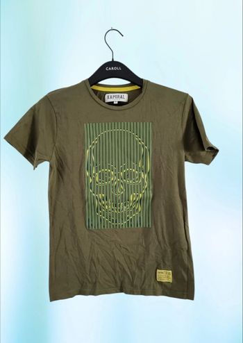 Kaporal T-shirt kaki * taille 14 ans *