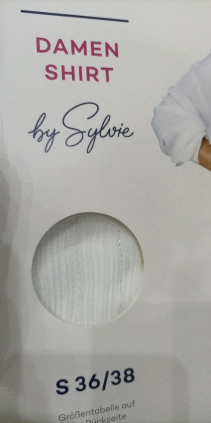 Chemise blanche avec fil argenté taille S neuve - photo numéro 3