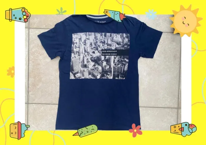 T shirt marine primark M - photo numéro 2