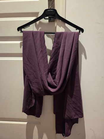 Foulard jersey mauve
