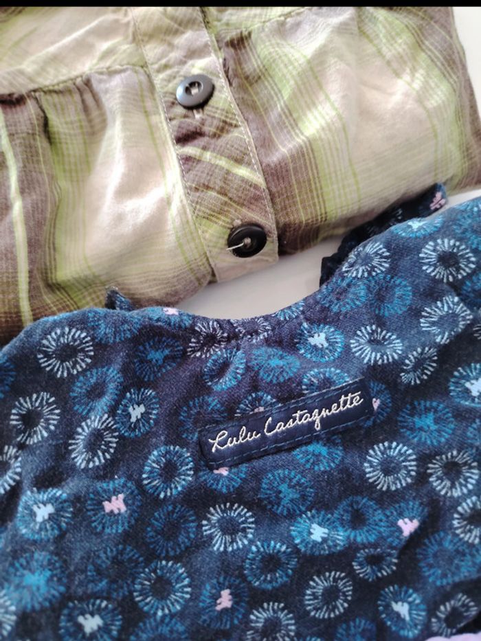 Lot 5 t-shirt manches longues 6 mois - photo numéro 2