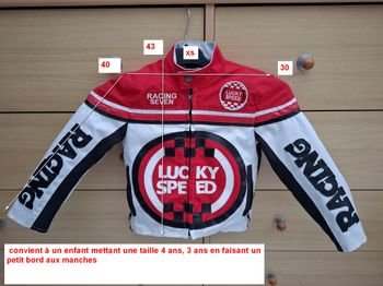 Veste moto enfant Euro Sbi Stars