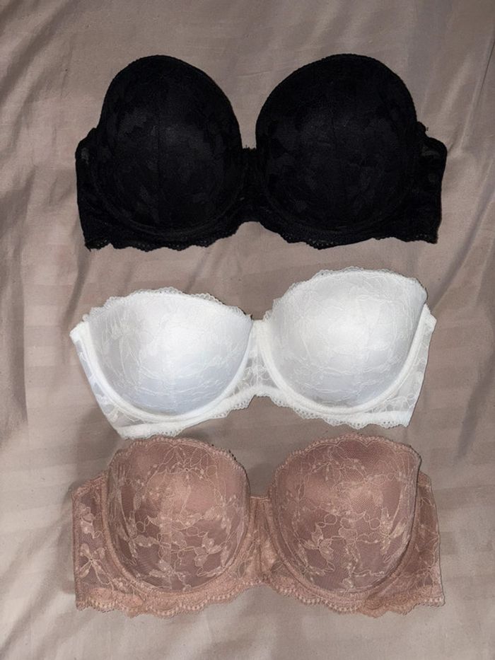 Lot de 3 soutiens gorges shein