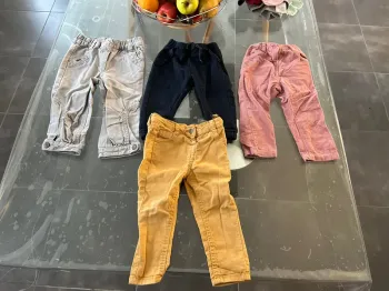 Lot pantalon fille
