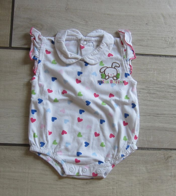 Barboteuse/body bébé fille