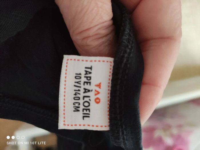 T-shirt noir tape à l'oeil - photo numéro 3