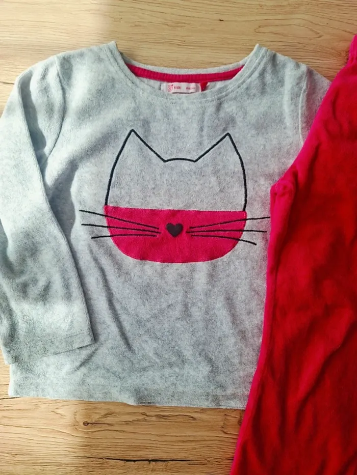 Pyjama velours gemo 5ans - photo numéro 2