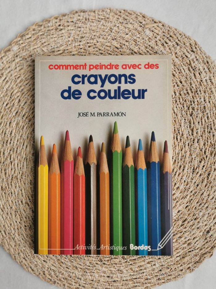 Livre 📙 comment peindre avec des crayons de couleur, bordas parramon - photo numéro 2
