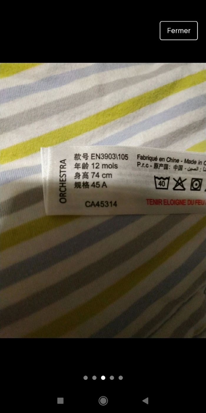 Manteau combinaison hiver orchestra - photo numéro 3