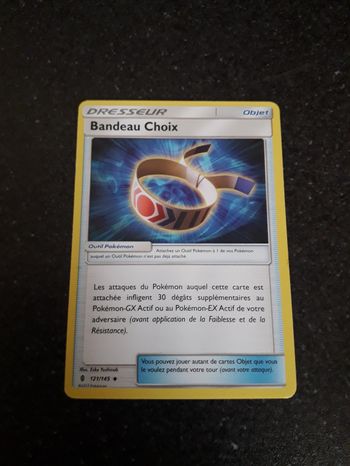 Bandeau choix carte Pokémon neuve