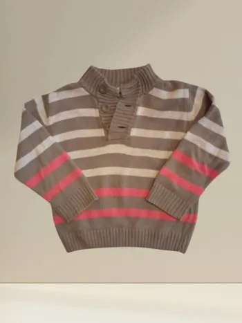 Pull gris garçon 5 ans