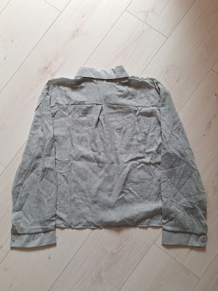 Chemise unie à col et manches longues QiQi - photo numéro 2