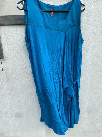 Robe turquoise