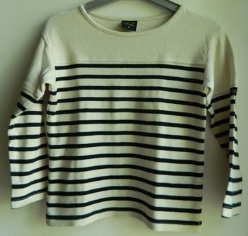 T shirt marin manches longues T 4 ans "L'air du large"