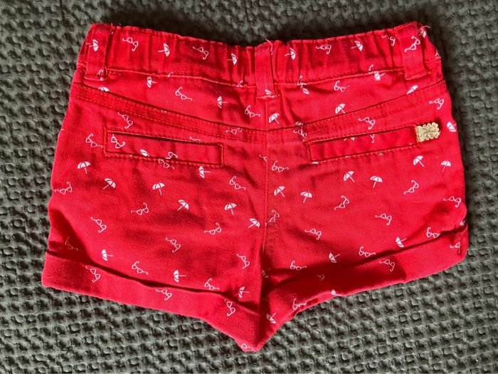 Short jeans rouge - photo numéro 4