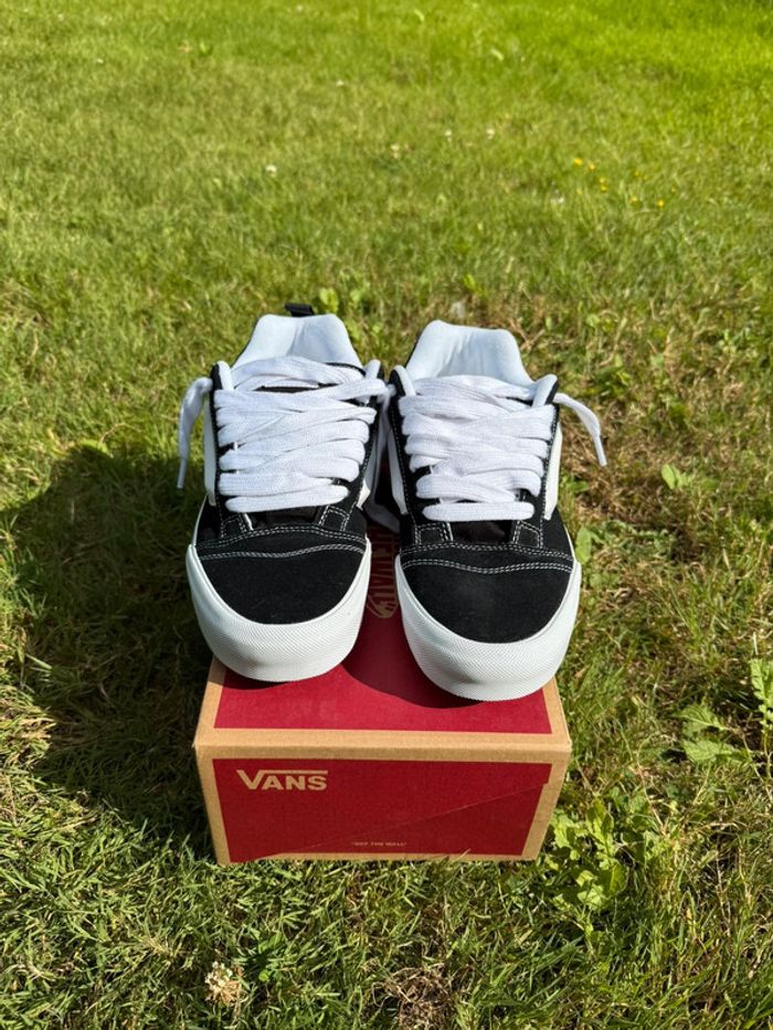 Vans Knu Skool unisexe noir et blanc - photo numéro 5