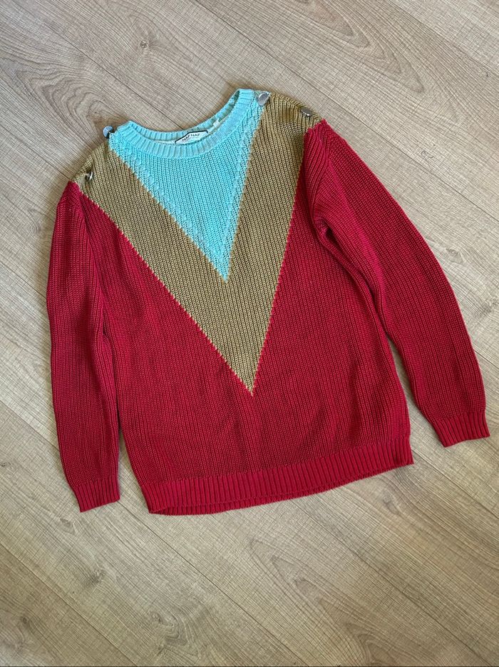 Pull d’hiver à manches longues Naf Naf taille M TBE - photo numéro 7