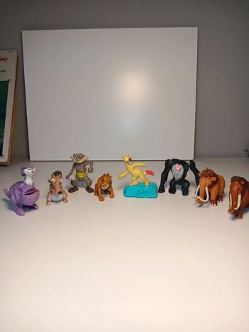 Lot figurines vintage l'âge de glace, ice age Taille 8cm pour la plus grande