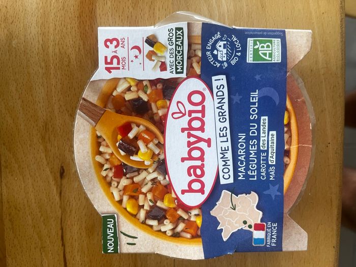 Lot 10 repas babybio (15 mois et +) - photo numéro 2