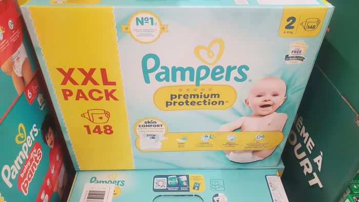 Couches Pampers prenium protection taille 2, 148 Couches.
