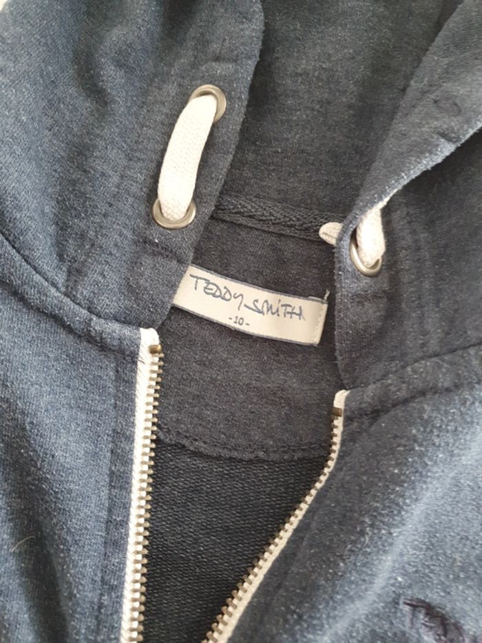 Veste zippée à capuche garçon Teddy Smith 10 ans U14 - photo numéro 5